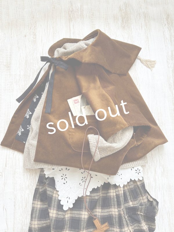 画像5: MARCHE' DE SOEUR／セーラ襟のタッセルちびコート・キャラメルブラウン (5)