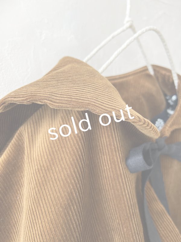 画像13: MARCHE' DE SOEUR／セーラ襟のタッセルちびコート・キャラメルブラウン (13)