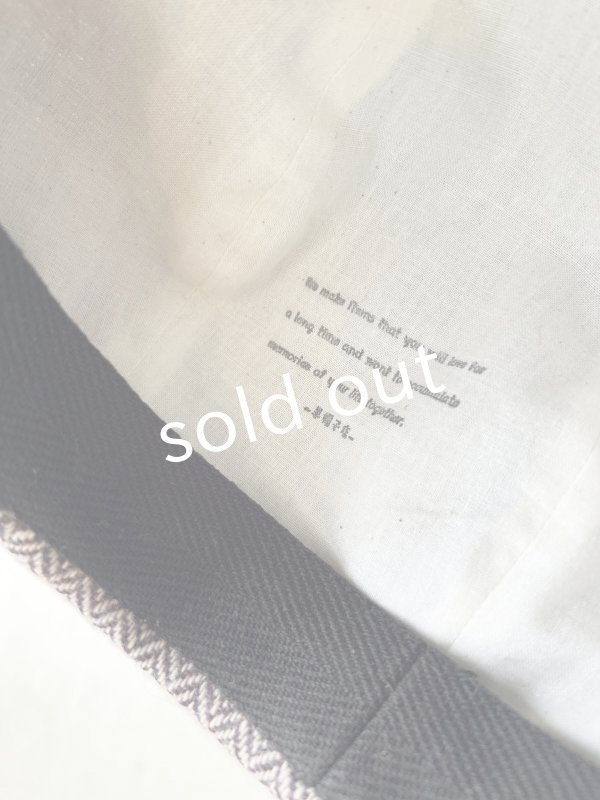 画像9: 羊帽子店／12-3 冬のヘリンボーンキャスケット・杢ブラウン (9)