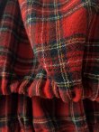 画像9: MARCHE' DE SOEUR／ウールガーゼのバルーンチュニック・赤チェック (9)