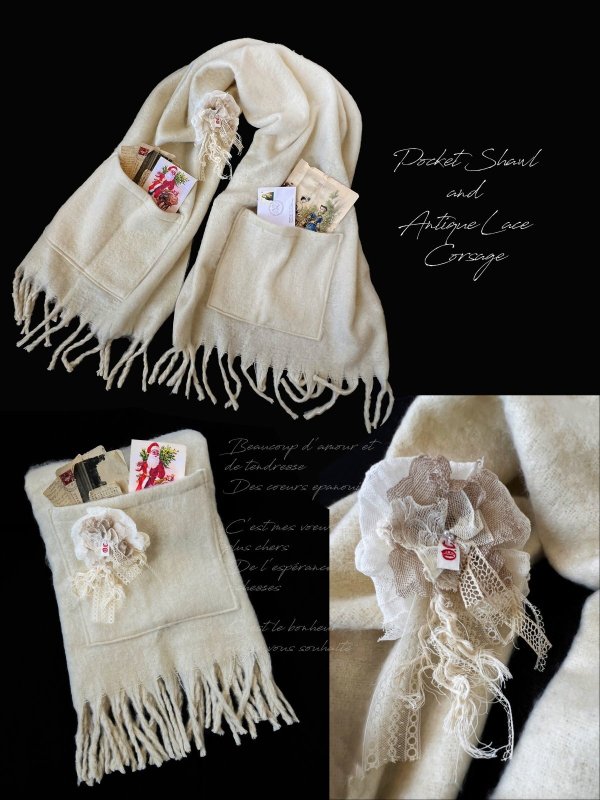 画像3: 【ノエルの贈り物】セーラー襟のレースワンピース・ダークグレー【20】 (3)