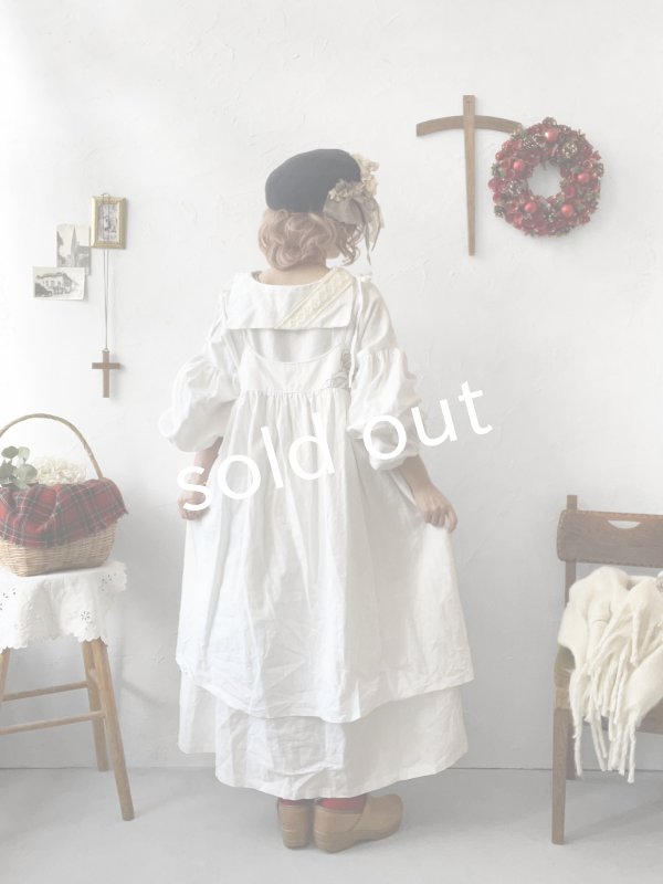 画像5: 【ノエルの贈り物】マディラ刺繍のキャミワンピース・C【3】 (5)