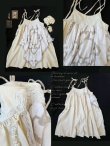 画像2: 【ノエルの贈り物】マディラ刺繍のキャミワンピース・B【2】 (2)