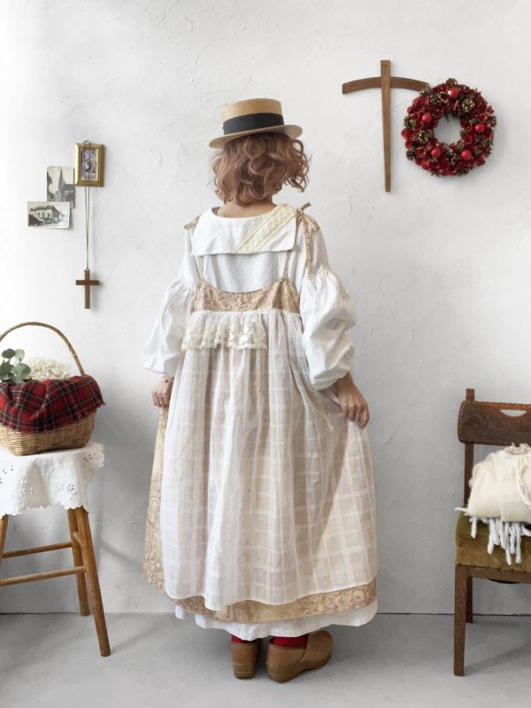 画像5: 【ノエルの贈り物】トワルドジュイのキャミワンピース・A【12】 (5)