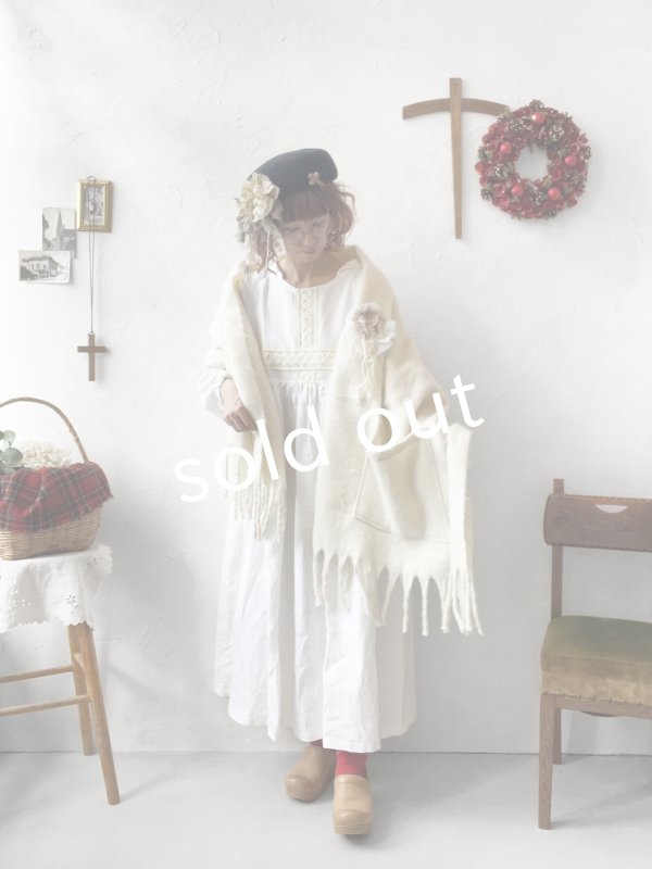 画像6: 【ノエルの贈り物】ホワイトリネンレースワンピース・B【16】 (6)