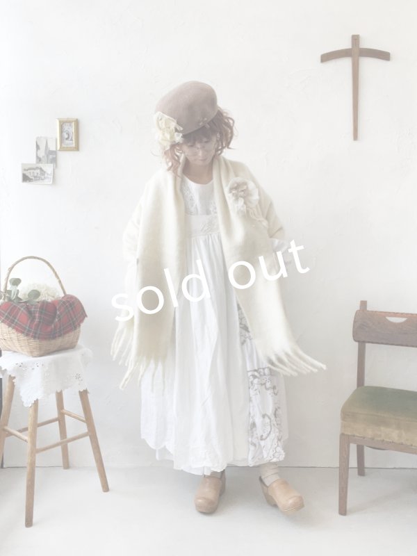 画像7: 【ノエルの贈り物】マディラ刺繍のキャミワンピース・D【24】 (7)