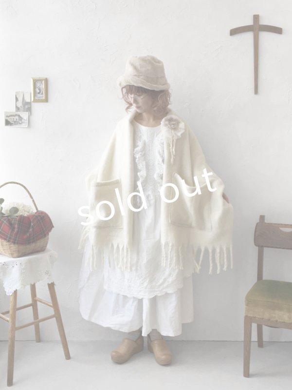 画像7: 【ノエルの贈り物】ホワイトリネンレースワンピース・D【25】 (7)