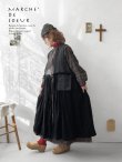 画像10: MARCHE' DE SOEUR／ウールツイードのベストワンピース・チャコール×黒 (10)