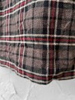 画像4: MARCHE' DE SOEUR／シャーリングネックワンピース・レッドブラウンチェック (4)