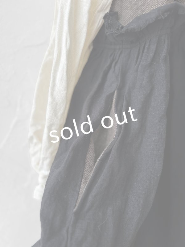 画像7: MARCHE' DE SOEUR／ウールツイードのベストワンピース・モカ×黒 (7)