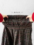 画像10: MARCHE' DE SOEUR／シャーリングネックワンピース・レッドブラウンチェック (10)