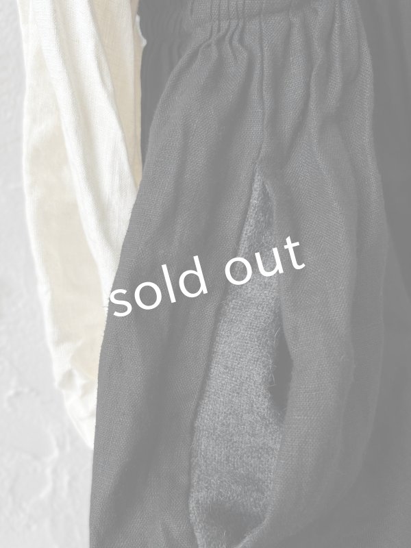 画像7: MARCHE' DE SOEUR／ウールツイードのベストワンピース・チャコール×黒 (7)