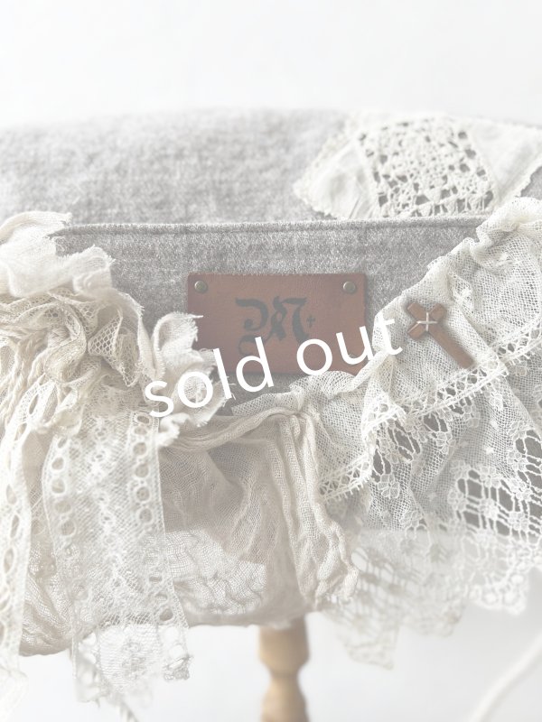 画像4: pollenbienco／アンティークレースのショルダーバッグ (4)