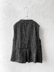 画像6: Reliure／Shetland wool Vest・Black (6)