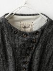 画像2: Reliure／Shetland wool Vest・Black (2)