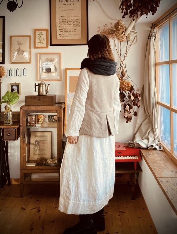 画像11: Reliure／Shetland wool Vest・Black (11)