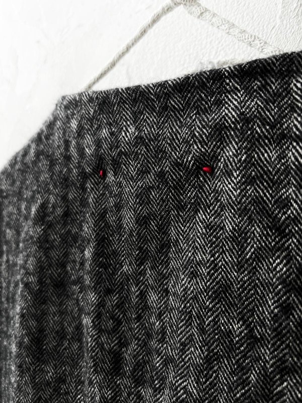画像8: Reliure／Shetland wool Vest・Black (8)