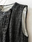 画像3: Reliure／Shetland wool Vest・Black (3)