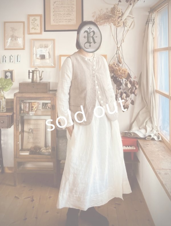 画像10: Reliure／Shetland wool Vest・Black (10)