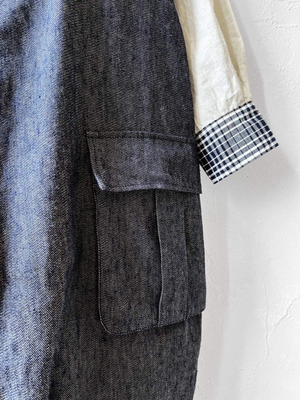 画像9: MARCHE' DE SOEUR／ハックルベリーパンツ・デニム (9)