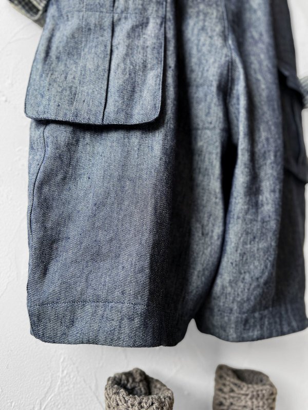 画像4: MARCHE' DE SOEUR／ハックルベリーパンツ・デニム (4)