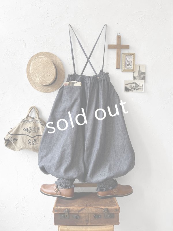 画像8: MARCHE' DE SOEUR／ピエロパンツ・デニム (8)