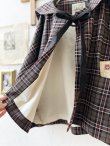 画像10: MARCHE' DE SOEUR／セーラ襟のタッセルちびジャケット・レッドブラウンチェック (10)