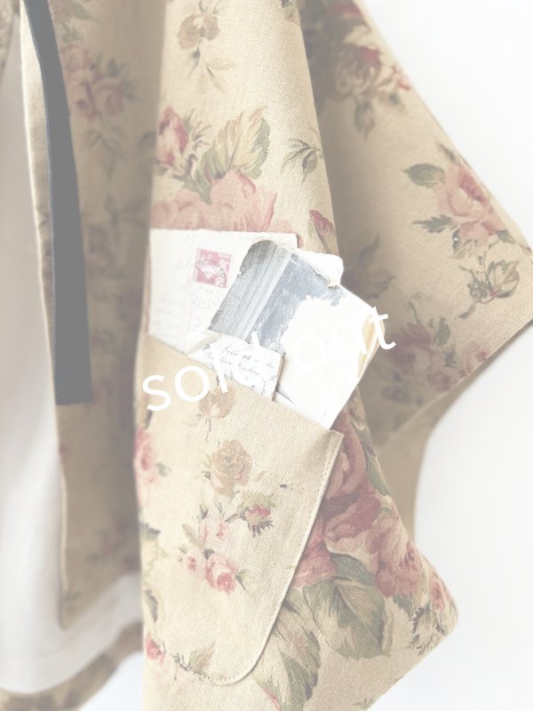 画像6: MARCHE' DE SOEUR／セーラ襟のタッセルちびジャケット・オールドローズ キャメル (6)