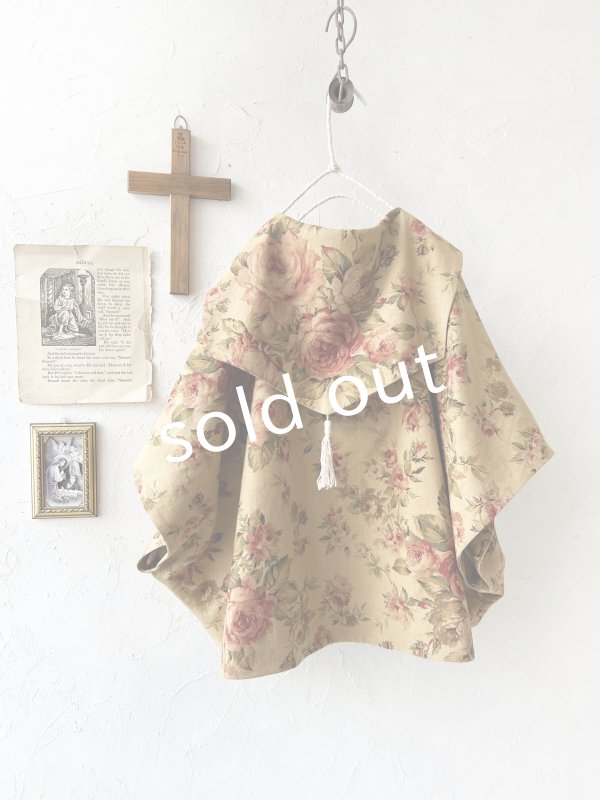 画像9: MARCHE' DE SOEUR／セーラ襟のタッセルちびジャケット・オールドローズ キャメル (9)