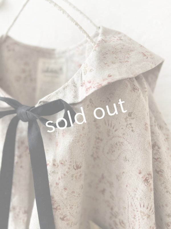 画像7: MARCHE' DE SOEUR／セーラ襟のタッセルちびジャケット・きなり小花 (7)