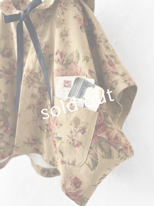 画像13: MARCHE' DE SOEUR／セーラ襟のタッセルちびジャケット・オールドローズ キャメル (13)