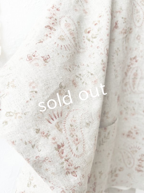 画像10: MARCHE' DE SOEUR／セーラ襟のタッセルちびジャケット・きなり小花 (10)