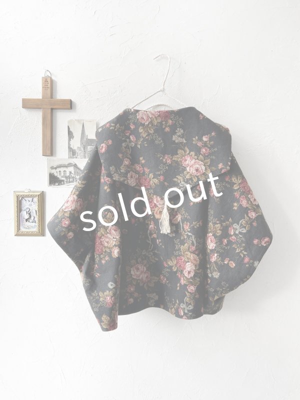 画像11: MARCHE' DE SOEUR／セーラ襟のタッセルちびジャケット・オールドローズ スミクロ (11)