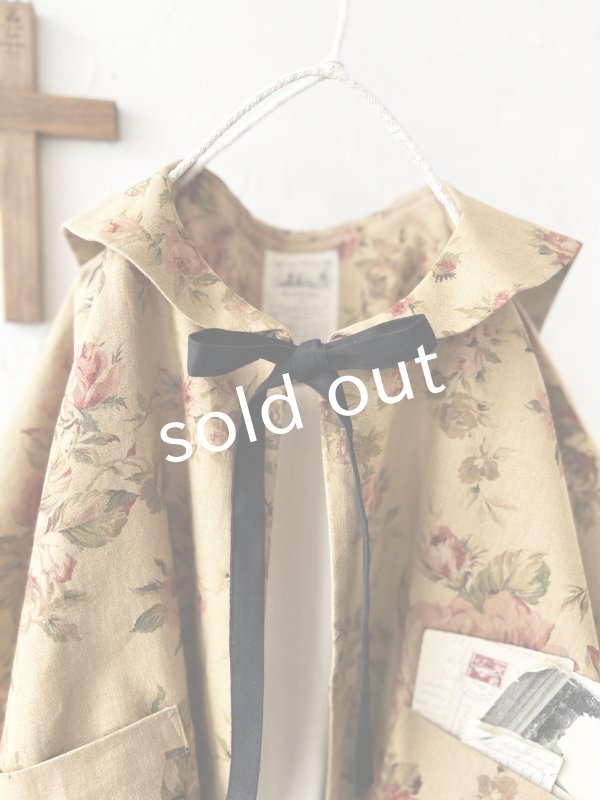 画像3: MARCHE' DE SOEUR／セーラ襟のタッセルちびジャケット・オールドローズ キャメル (3)