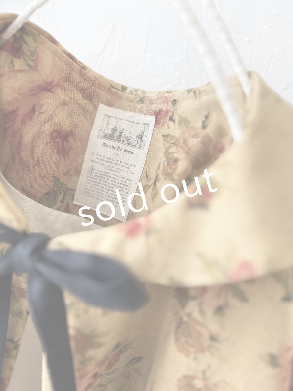 画像4: MARCHE' DE SOEUR／セーラ襟のタッセルちびジャケット・オールドローズ キャメル (4)