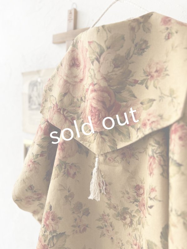 画像10: MARCHE' DE SOEUR／セーラ襟のタッセルちびジャケット・オールドローズ キャメル (10)