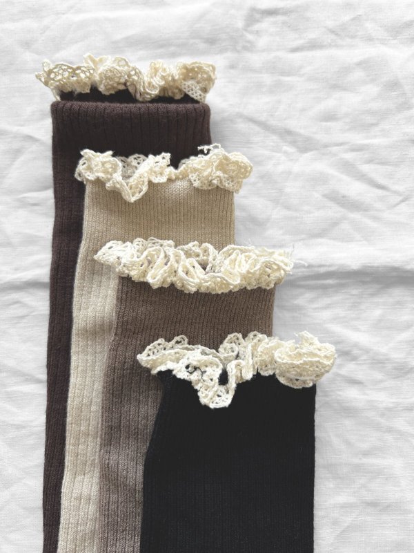 画像3: フリルレースソックス（4color） (3)