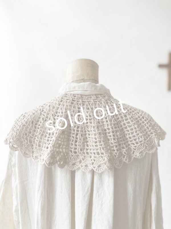 画像5: R.／手編みの付け襟・キナリ (5)