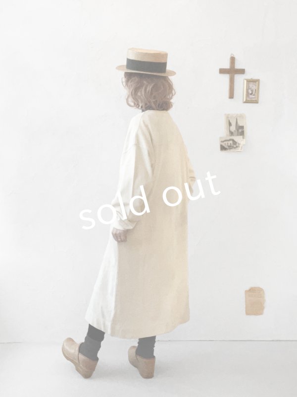 画像13: SO／クルーネックワンピース・キナリ (13)