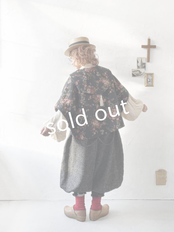 画像18: MARCHE' DE SOEUR／セーラ襟のタッセルちびジャケット・オールドローズ スミクロ (18)