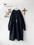 画像1: SO／クルーネックワンピース・ダークネイビー (1)