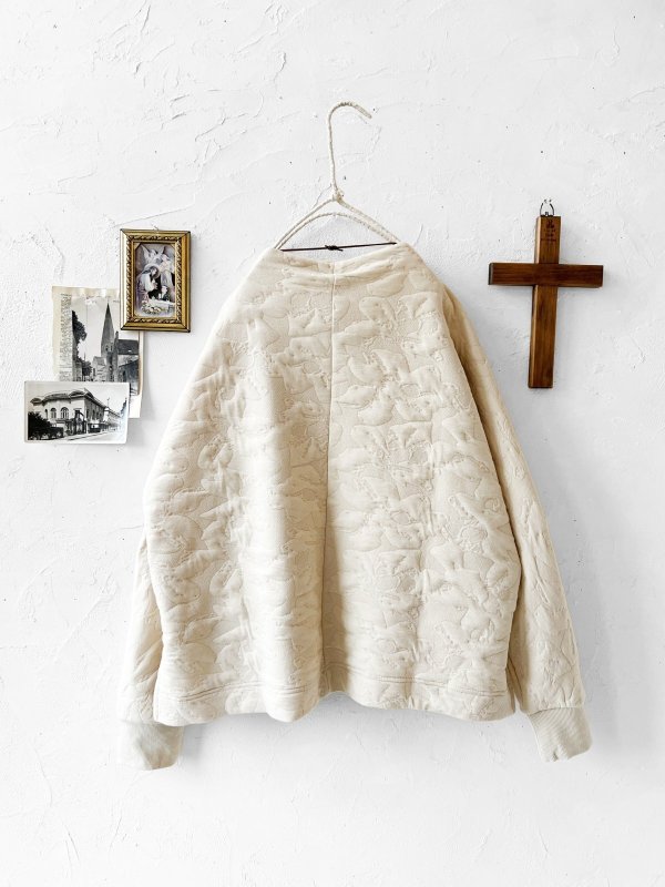 画像9: SO／ジャガードボトルネックプルオーバー・キナリ (9)