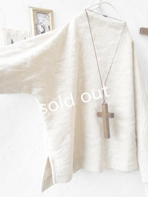 画像7: SO／ジャガードボトルネックプルオーバー・キナリ (7)