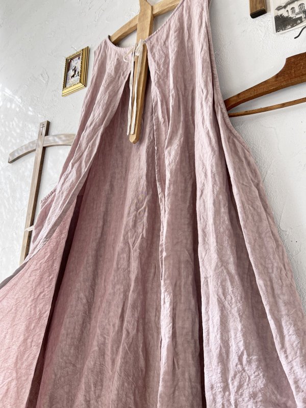 画像13: MARCHE' DE SOEUR／アンティークレース付きタブリエドレス・サクラ (13)