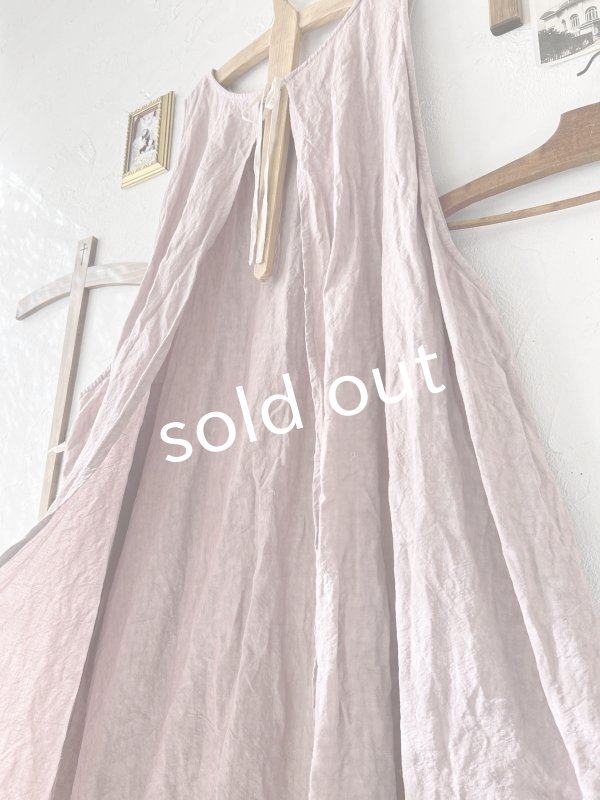 画像13: MARCHE' DE SOEUR／アンティークレース付きタブリエドレス・サクラ (13)