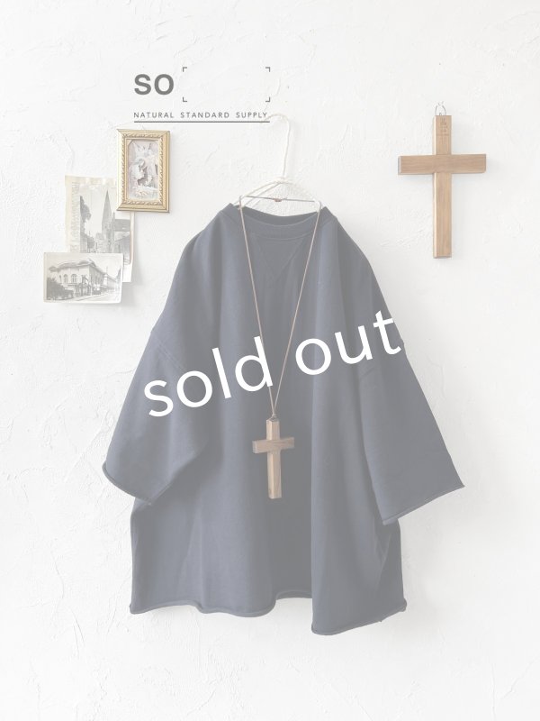 画像1: SO／ボックスワイドプルオーバー・ダークネイビー (1)