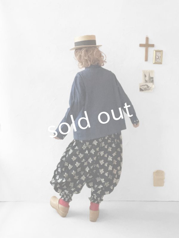 画像11: SO／ライトデニムフリルブラウス・インディゴ (11)