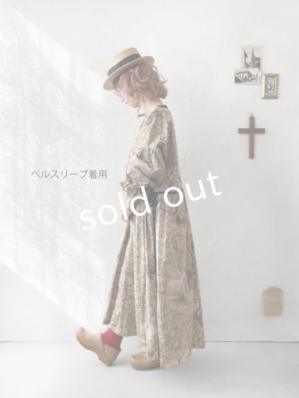 画像13: shizuka's／トワルドジュイのリボンワンピース・（ベルスリーブ）ラベンダー (13)