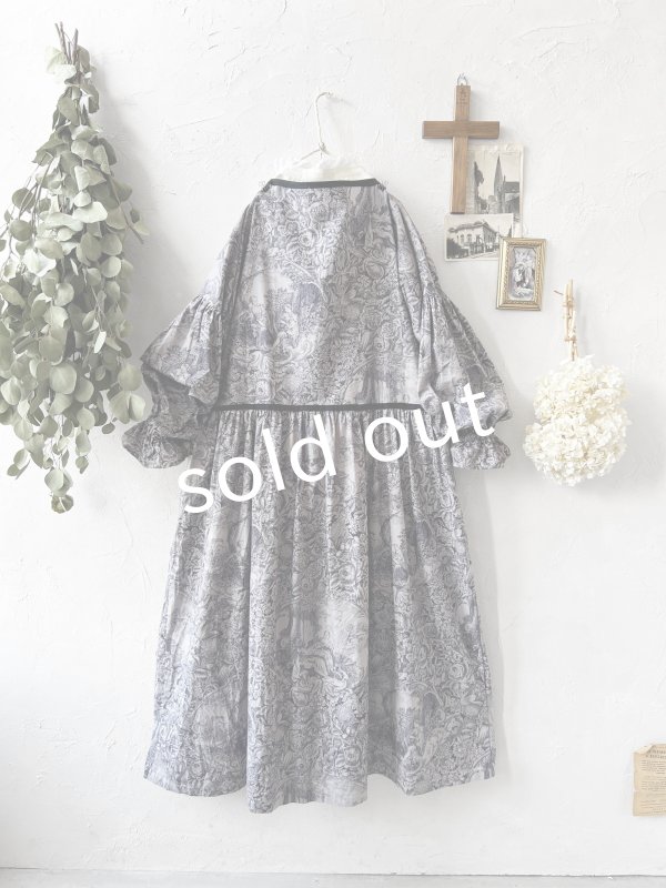 画像6: shizuka's／トワルドジュイのリボンワンピース・（ベルスリーブ）ラベンダー (6)