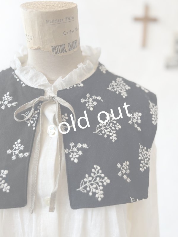 画像2: MARCHE' DE SOEUR／タッセルティペット・黒ブーケ (2)